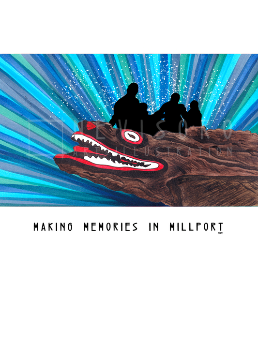 Art Print: Millport Crocodile Rock (Personalised)